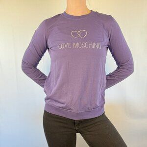 Love Moschino Rhinestone Top